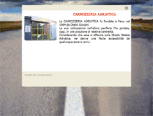Tablet Screenshot of carrozzeriaadriatica.com